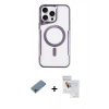 MARSİLYAN™- iPhone 11 Pro Max Kılıf Yadigar Klasik Özel Seri - Siyah Seramik Nano Ekran Koruyucu + Shine Kamera Lens Koruma Cam - GI