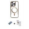 MARSİLYAN™- iPhone 11 Pro Max Kılıf Yadigar Klasik Özel Seri - Siyah Seramik Nano Ekran Koruyucu + Shine Kamera Lens Koruma Cam - MI