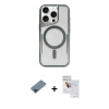 MARSİLYAN™- iPhone 11 Pro Max Kılıf Yadigar Klasik Özel Seri - Siyah Seramik Nano Ekran Koruyucu + Metal Kamera Lens Koruma Cam - MI