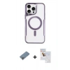 MARSİLYAN™- iPhone 11 Pro Max Kılıf Yadigar Klasik Özel Seri - Siyah Seramik Nano Ekran Koruyucu + Metal Kamera Lens Koruma Cam - AKYL