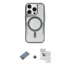MARSİLYAN™- iPhone 11 Pro Max Kılıf Yadigar Klasik Özel Seri - Siyah Seramik Nano Ekran Koruyucu + Metal Kamera Lens Koruma Cam - MR