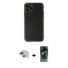 MARSİLYAN™- iPhone 11 Pro Max Kılıf Yadigar Klasik - Şeffaf 360 Full Body Arka Koruyucu + Pers Alüminyum Kamera Lens - LT