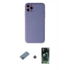 MARSİLYAN™- iPhone 11 Pro Max Kılıf Yadigar Klasik - Şeffaf 360 Full Body Arka Koruyucu + Shine Kamera Lens Koruma Cam - SABE