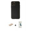 MARSİLYAN™- iPhone 11 Pro Max Kılıf Yadigar Klasik - Şeffaf Pasifik Cam Ekran Koruyucu + Renkli Kamera Lens Koruma Cam - MI