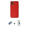 MARSİLYAN™- iPhone 11 Pro Max Kılıf Yadigar Klasik - Şeffaf Pasifik Cam Ekran Koruyucu + Shine Kamera Lens Koruma Cam - MI