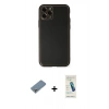 MARSİLYAN™- iPhone 11 Pro Max Kılıf Yadigar Klasik - Şeffaf Pasifik Cam Ekran Koruyucu + Metal Kamera Lens Koruma Cam - GS