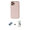 MARSİLYAN™- iPhone 11 Pro Max Kılıf Yadigar Klasik - Şeffaf Pasifik Cam Ekran Koruyucu + Metal Kamera Lens Koruma Cam - MI