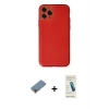 MARSİLYAN™- iPhone 11 Pro Max Kılıf Yadigar Klasik - Şeffaf Pasifik Cam Ekran Koruyucu + Metal Kamera Lens Koruma Cam - GD