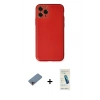 MARSİLYAN™- iPhone 11 Pro Max Kılıf Yadigar Klasik - Şeffaf Pasifik Cam Ekran Koruyucu + Shine Kamera Lens Koruma Cam - PE