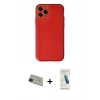 MARSİLYAN™- iPhone 11 Pro Max Kılıf Yadigar Klasik - Şeffaf Pasifik Cam Ekran Koruyucu + Rainbow Kamera Lens Koruma Cam - YL