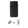 MARSİLYAN™- iPhone 11 Pro Max Kılıf Yadigar Klasik - Şeffaf Pasifik Cam Ekran Koruyucu + Shine Kamera Lens Koruma Cam - SH