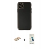 MARSİLYAN™- iPhone 11 Pro Max Kılıf Yadigar Klasik - Şeffaf Pasifik Cam Ekran Koruyucu + Yeşil Renkli Kamera Lens Koruma Cam