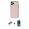 MARSİLYAN™- iPhone 11 Pro Max Kılıf Yadigar Klasik - Siyah 18D Cam Ekran Koruyucu + Metal Kamera Lens Koruma Cam - GS