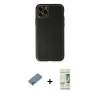 MARSİLYAN™- iPhone 11 Pro Max Kılıf Yadigar Klasik - Siyah 20D Premium Cam Ekran Koruyucu + Metal Kamera Lens Koruma Cam - GS