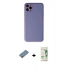 MARSİLYAN™- iPhone 11 Pro Max Kılıf Yadigar Klasik - Siyah 20D Premium Cam Ekran Koruyucu + Metal Kamera Lens Koruma Cam - GS
