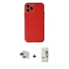 MARSİLYAN™- iPhone 11 Pro Max Kılıf Yadigar Klasik - Siyah 20D Premium Cam Ekran Koruyucu + Pers Alüminyum Kamera Lens - LT