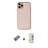 MARSİLYAN™- iPhone 11 Pro Max Kılıf Yadigar Klasik - Siyah 20D Premium Cam Ekran Koruyucu + Mavi Metal Kamera Lens Koruma Cam
