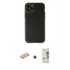 MARSİLYAN™- iPhone 11 Pro Max Kılıf Yadigar Klasik - Siyah 20D Premium Cam Ekran Koruyucu + Renkli Kamera Lens Koruma Cam - PE