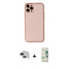 MARSİLYAN™- iPhone 11 Pro Max Kılıf Yadigar Klasik - Siyah 20D Premium Cam Ekran Koruyucu + Pers Alüminyum Kamera Lens - SH