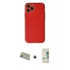 MARSİLYAN™- iPhone 11 Pro Max Kılıf Yadigar Klasik - Siyah 20D Premium Cam Ekran Koruyucu + Rainbow Kamera Lens Koruma Cam - GD