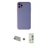 MARSİLYAN™- iPhone 11 Pro Max Kılıf Yadigar Klasik - Siyah 20D Premium Cam Ekran Koruyucu + Rainbow Kamera Lens Koruma Cam - GD