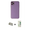 MARSİLYAN™- iPhone 11 Pro Max Kılıf Yadigar Klasik - Siyah 20D Premium Cam Ekran Koruyucu + Rainbow Kamera Lens Koruma Cam - GD