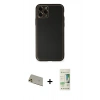 MARSİLYAN™- iPhone 11 Pro Max Kılıf Yadigar Klasik - Siyah 20D Premium Cam Ekran Koruyucu + Rainbow Kamera Lens Koruma Cam - GD