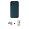 MARSİLYAN™- iPhone 11 Pro Max Kılıf Yadigar Klasik - Siyah 20D Premium Cam Ekran Koruyucu + Rainbow Kamera Lens Koruma Cam - GD
