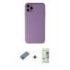 MARSİLYAN™- iPhone 11 Pro Max Kılıf Yadigar Klasik - Siyah 20D Premium Cam Ekran Koruyucu + Shine Kamera Lens Koruma Cam - PE