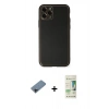 MARSİLYAN™- iPhone 11 Pro Max Kılıf Yadigar Klasik - Siyah 20D Premium Cam Ekran Koruyucu + Shine Kamera Lens Koruma Cam - SH