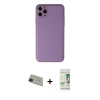 MARSİLYAN™- iPhone 11 Pro Max Kılıf Yadigar Klasik - Siyah 20D Premium Cam Ekran Koruyucu + Rainbow Kamera Lens Koruma Cam - YL
