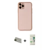 MARSİLYAN™- iPhone 11 Pro Max Kılıf Yadigar Klasik - Siyah 20D Premium Cam Ekran Koruyucu + Rainbow Kamera Lens Koruma Cam - YL