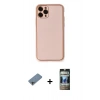MARSİLYAN™- iPhone 11 Pro Max Kılıf Yadigar Klasik - Siyah 34D Hayalet Izgaralı Cam + Shine Kamera Lens Koruma Cam - GI