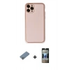 MARSİLYAN™- iPhone 11 Pro Max Kılıf Yadigar Klasik - Siyah 34D Hayalet Izgaralı Cam + Shine Kamera Lens Koruma Cam - GS