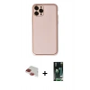 MARSİLYAN™- iPhone 11 Pro Max Kılıf Yadigar Klasik - Siyah 360 Mat Full Body Arka Koruyucu + Pers Alüminyum Kamera Lens - KI