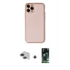 MARSİLYAN™- iPhone 11 Pro Max Kılıf Yadigar Klasik - Siyah 360 Mat Full Body Arka Koruyucu + Pers Alüminyum Kamera Lens - SH