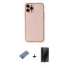 MARSİLYAN™- iPhone 11 Pro Max Kılıf Yadigar Klasik - Siyah 3D Antistatik Hayalet Cam Ekran Koruyucu + Metal Kamera Lens Koruma Cam - GD