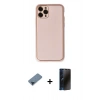 MARSİLYAN™- iPhone 11 Pro Max Kılıf Yadigar Klasik - Siyah 3D Antistatik Hayalet Cam Ekran Koruyucu + Metal Kamera Lens Koruma Cam - MI