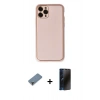 MARSİLYAN™- iPhone 11 Pro Max Kılıf Yadigar Klasik - Siyah 3D Antistatik Hayalet Cam Ekran Koruyucu + Metal Kamera Lens Koruma Cam - MR