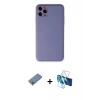 MARSİLYAN™- iPhone 11 Pro Max Kılıf Yadigar Klasik - Siyah 3D Antistatik Seramik Nano Ekran Koruyucu + Shine Kamera Lens Koruma Cam - GS