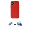 MARSİLYAN™- iPhone 11 Pro Max Kılıf Yadigar Klasik - Siyah 3D Antistatik Seramik Nano Ekran Koruyucu + Shine Kamera Lens Koruma Cam - GS