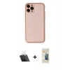 MARSİLYAN™- iPhone 11 Pro Max Kılıf Yadigar Klasik - Siyah 6D Mat Seramik Hayalet Nano Ekran Koruyucu + Kamera Lens Koruma Cam - SF