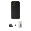 MARSİLYAN™- iPhone 11 Pro Max Kılıf Yadigar Klasik - Siyah 6D Mat Seramik Hayalet Nano Ekran Koruyucu + Kamera Lens Koruma Cam - SF
