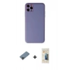 MARSİLYAN™- iPhone 11 Pro Max Kılıf Yadigar Klasik - Siyah 6D Mat Seramik Hayalet Nano Ekran Koruyucu + Metal Kamera Lens Koruma Cam - SH