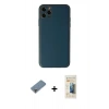 MARSİLYAN™- iPhone 11 Pro Max Kılıf Yadigar Klasik - Siyah 6D Mat Seramik Hayalet Nano Ekran Koruyucu + Metal Kamera Lens Koruma Cam - GD