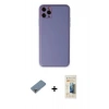 MARSİLYAN™- iPhone 11 Pro Max Kılıf Yadigar Klasik - Siyah 6D Mat Seramik Hayalet Nano Ekran Koruyucu + Metal Kamera Lens Koruma Cam - GD