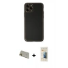 MARSİLYAN™- iPhone 11 Pro Max Kılıf Yadigar Klasik - Siyah 6D Mat Seramik Hayalet Nano Ekran Koruyucu + Rainbow Kamera Lens Koruma Cam - GD