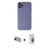 MARSİLYAN™- iPhone 11 Pro Max Kılıf Yadigar Klasik - Siyah 6D Mat Seramik Hayalet Nano Ekran Koruyucu + Rainbow Kamera Lens Koruma Cam - YL