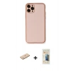 MARSİLYAN™- iPhone 11 Pro Max Kılıf Yadigar Klasik - Siyah 6D Mat Seramik Hayalet Nano Ekran Koruyucu + Renkli Kamera Lens Koruma Cam - MI