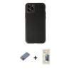 MARSİLYAN™- iPhone 11 Pro Max Kılıf Yadigar Klasik - Siyah 6D Mat Seramik Hayalet Nano Ekran Koruyucu + Shine Kamera Lens Koruma Cam - GI